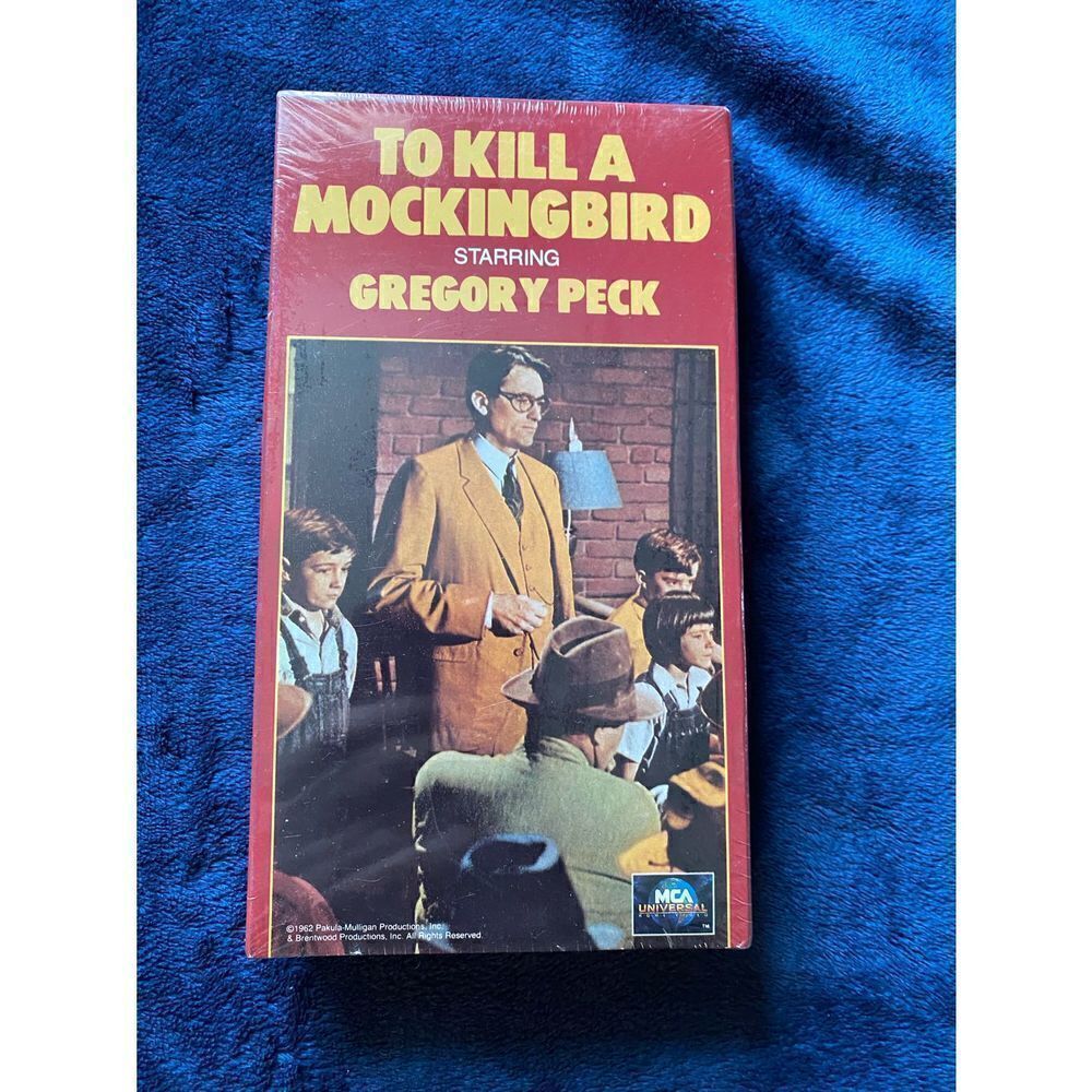 VHS sealed to kill a mockingbird/Gregory Peck/masterpiece/unused